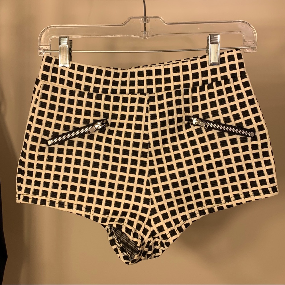 Urban Outfitters Houndstooth Tap Shorts